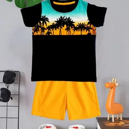 BILLYBALL Unisex Kids Printed T-shirt with Shorts-picture-29