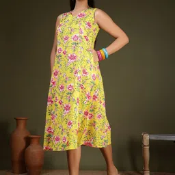 SZN Floral Print Fit & Flare Midi Dress image 2