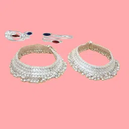 sonu select Alloy Silver Jewellery Set (Pack of 1)-picture-12