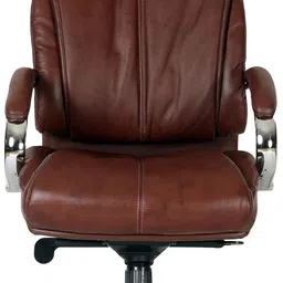 ardasinterior Alpha Leatherette High Back Executive Chair in Burgandy Colour Leatherette Office Adjustable Arm Chair image 4