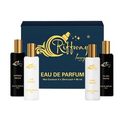 riffway Set Of 4 Happiness- Cube- The King- Venus Long Lasting Eau De Parfum- 20 ml Each-picture-34