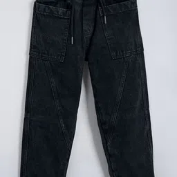 Hopscotch Boys Relaxed Fit Mid-Rise Light Fade Stretchable Jeans-picture-38