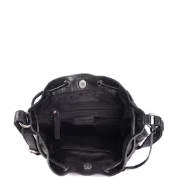 SILVIANO Women Leather Bucket Shoulder Bag image 2