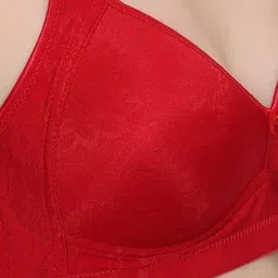 PLUMBURY Floral Bra Full Coverage Lightly Padded image 5