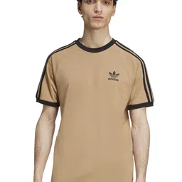 ADIDAS Originals Men Striped Round Neck Cotton Slim Fit T-shirt-picture-26
