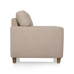 duroflex DuroflexUtopia Beige 1 Seater Fabric Sofa image 2