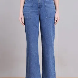 PUELLA Women Straight Fit High-Rise Stretchable Jeans-image-80