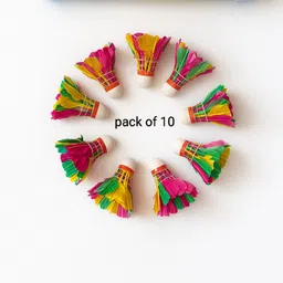 starcanopus Feather Shuttlecock White 01 Feather Shuttle - Multicolor image 3