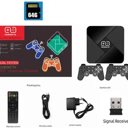 Clubics Android Gamebox G5 Gaming Console With 50000 Games For Smart Tv Limited Edition 64 GB with Super Mario, Crash, GTA, Zelda, Sonic, Donkey Kong, Street Fighter-picture-21