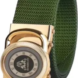 artisanwear Men Casual Green Nylon Belt image 1