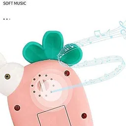 chiransi Rabbit Mobile Phone Toy,Small Phone Toy for Baby Kids(Pack of 1) image 3