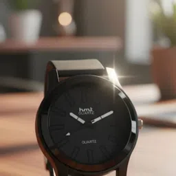 yograj Analog Watch - For Men Black round shape step watch for men and boys image 2