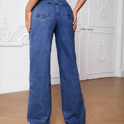 vbeauti Women Regular High Rise Blue Jeans image 2