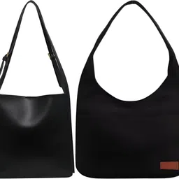 Women Black, Black Shoulder Bag-image-42
