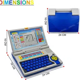 vikrida Kids Laptop Toy Learning Notebook | 20 Educational Learning & Fun Activities image 3