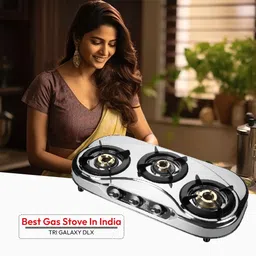 bigflame 309 Tri Galaxy Dlx Stainless Steel Manual Gas Stove image 4