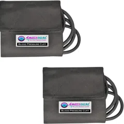 AMAZECARE Black BP Bladder Rubber Bag with Cloth Armlet (Set of 2) Bp Monitor Cuff-picture-13