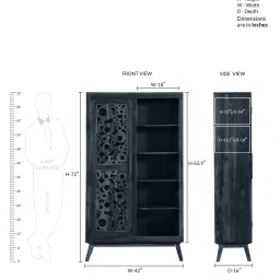woodsworth from pepperfry Aura Sheesham Wood Book Shelf In Provincial Teak Finish image 3