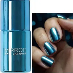 gabbu MetallicMirror Effect Nail Polish Sky blue Sky blue sky blue-picture-21
