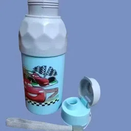 royal casa ROYAL CASA™ Duo Pack of 1 Frog Shaped Lunch Box with Bottle 700 ml Water Bottles image 2