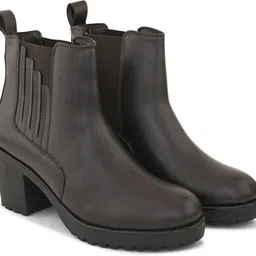 roadster RODW139-Brown Boots For Women image 5