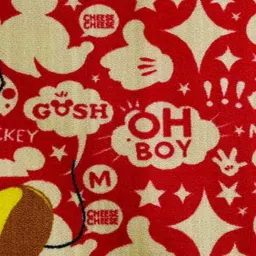 athom living Multicolor Polyester Abstract 54 x 24 Feet Kids Floor Runner image 4