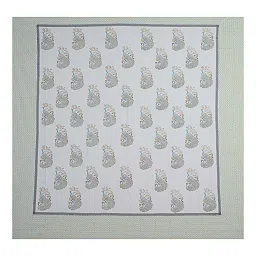 baithak krafts Multicolor Floral 300 TC Cotton Queen Sized Bedsheet With 2 Pillow Covers image 3