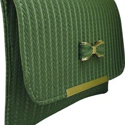 jivon Casual, Formal, Party Green Clutch image 3
