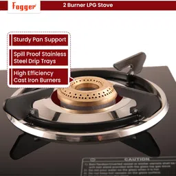 fogger Glass Manual Gas Stove image 4
