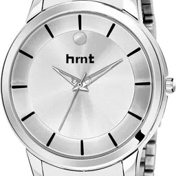hrnt Stylish S9020 Stainless Steel Chain White Dial Wrist Watch Analog Watch - For Men NW-HMTS-S9020 Stainless Steel Materiel Silver Dial Color image 2