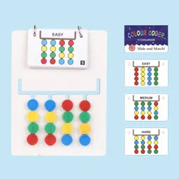 zicoto Slide Puzzle - Color & Pattern Matching Learning Toys for Kids 4-8 Years-picture-23