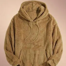 jalapeno Men Full Sleeve Solid Hooded Sweatshirt image 2