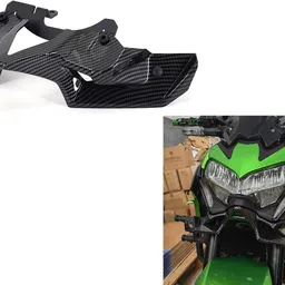 acube mart Abs Motorcycle Front Spoiler Winglet Kit Anti Shake for Kawasaki Z900 carbon Bike Fairing Kit-picture-11