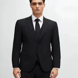 fashyy trend Men Solid Single Breasted Casual Blazer-picture-13