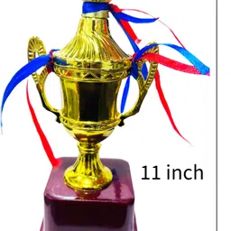 houseofcommon 11 Inch Gold Plastic Trophies, Large Award Gold Award Trophy Cup, Rewards F-324 Trophy-picture-15
