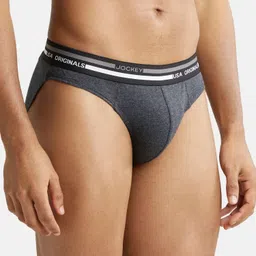 jockey US49 Super Combed Cotton Solid Men Brief image 2