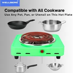wellberg 1000 W Radiant Cooktop Jog Dial image 2