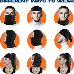 arham diam Men & Women, Girls, Boys, Men, Women Solid Bandana image 4