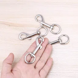 prateek kitchenware Swivel Snap Hooks, Clasp Multipurpose- Key Chain for Linking Dog Leash Collar 3 cm Dog & Cat Chain Leash image 3