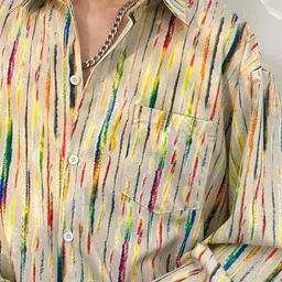 StyleCast Men Opaque Striped Casual Shirt-image-42