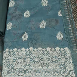 Meena Bazaar Embroidered Unstitched Dress Material image 4