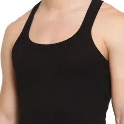 Sporto by Macho Men Pack Of 4 Square Neck Sleeveless Combed Cotton Gym Vests image 2