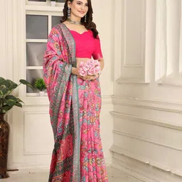Sidhidata Floral Zari Saree image 2