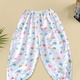 FOREVER FRIDAY Girls Floral Printed Relaxed Joggers Trousers-picture-44