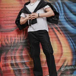 W.T.F - Witnessing True Fashion Men Comfort Relaxed Fit Mildly Distressed Light Fade Jeans image 3