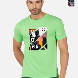 GLOBAL NOMAD Men 2 Printed Bio Finish Applique T-shirt-picture-28