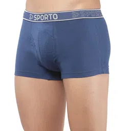 Sporto by Macho Men Pack Of 3 Super Combed Cotton Short TrunksSprto_M1022-Dnm(1)-Prt(1)-R image 4