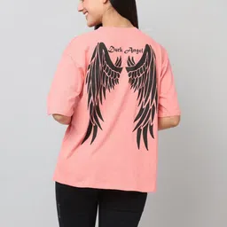 GLAMSYSTYLE Women Typography Printed 1 T-shirt image 3