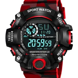 JUST LIKE Boys Dial & Textured Straps Digital Watch 93 no red digital-picture-23