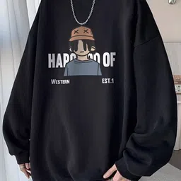 StyleCast x Revolte Men Oversized Graphic Printed Sweatshirt image 3